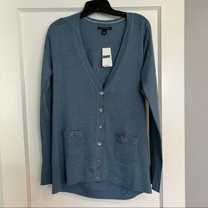 NWT Banana Republic Blue Cardigan, M